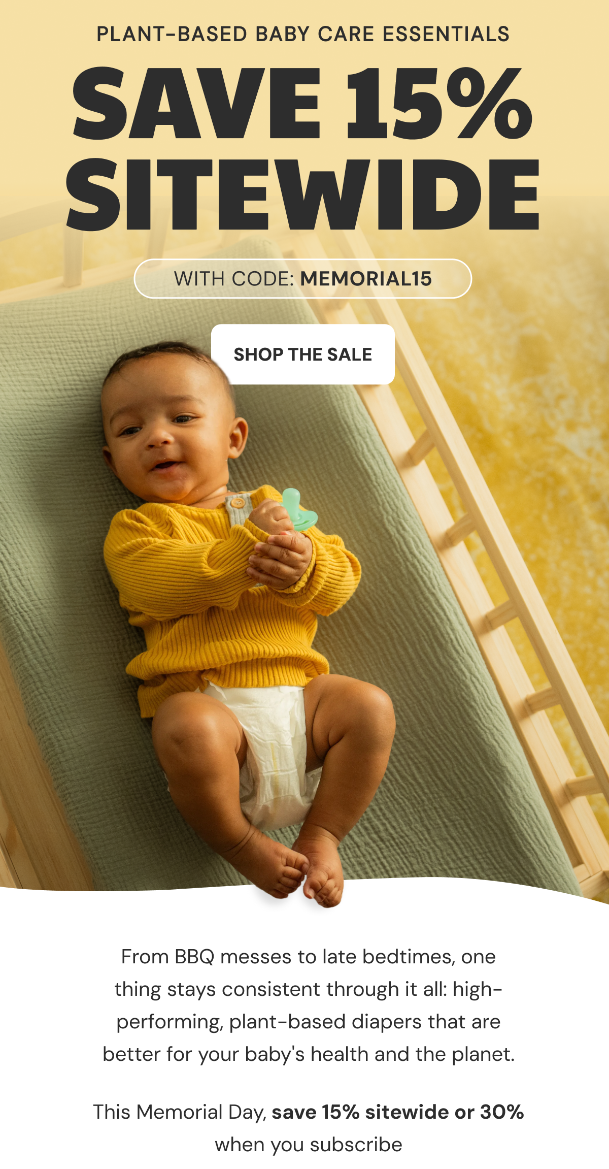 Save 15% Sitewide