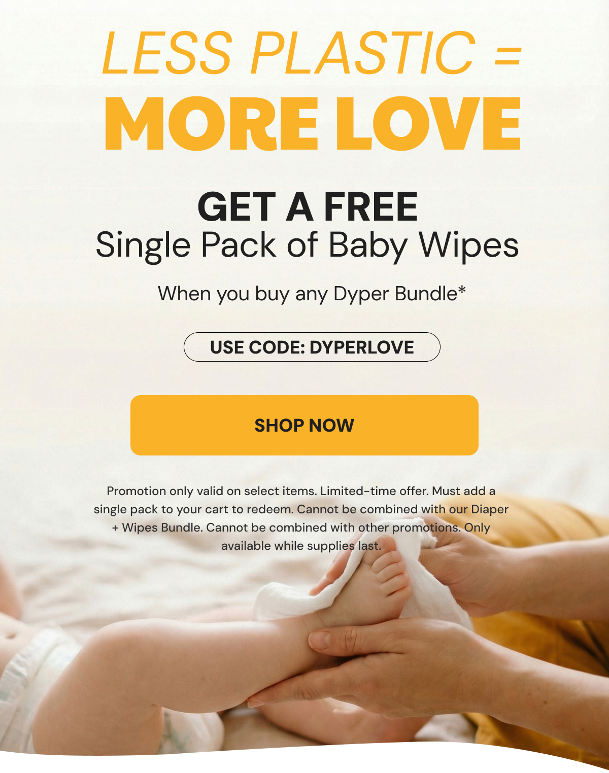Less Plastic = More Love