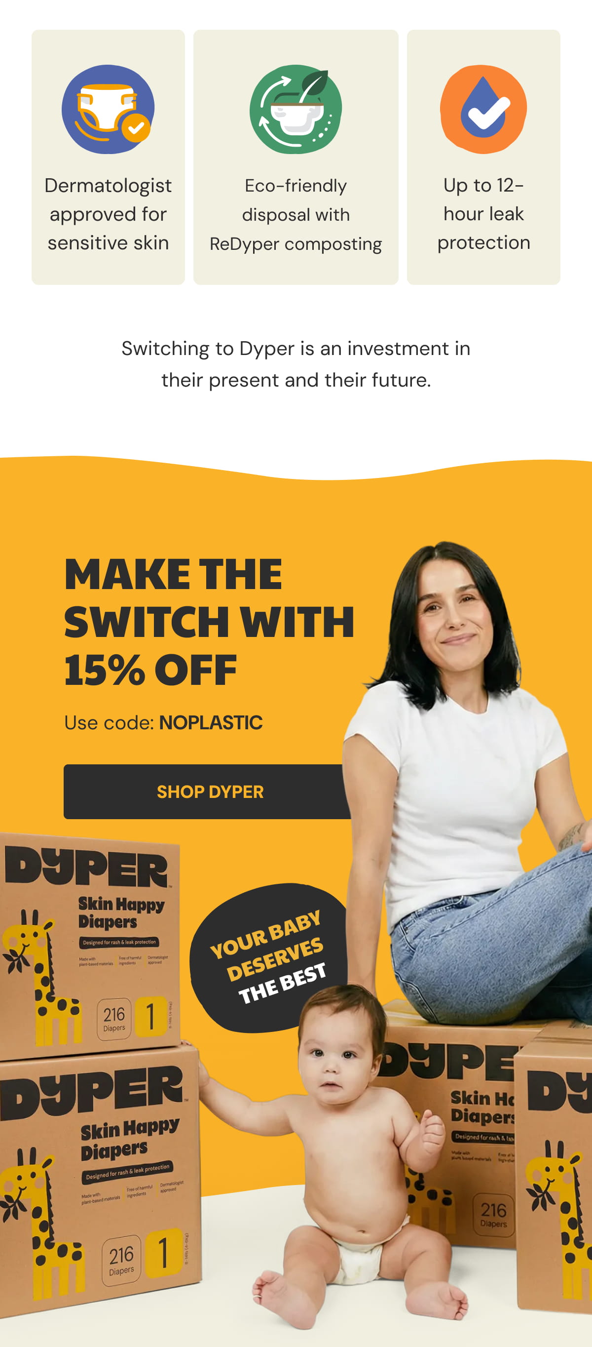 Make the switch with 15% off.  Use code: NOPLASTIC