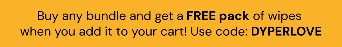 Buy any bundle and get a FREE pack of wipes