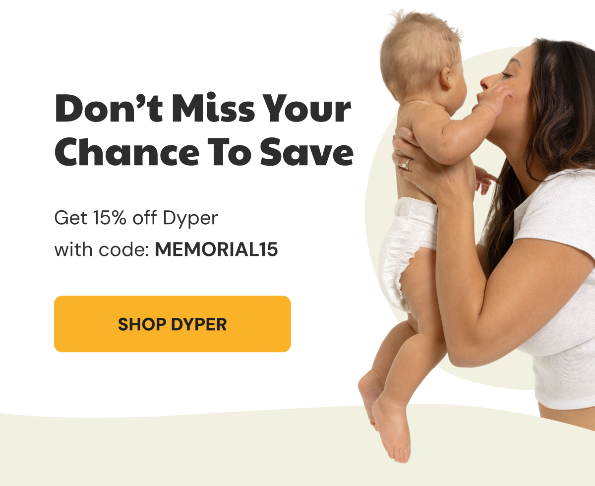 Save 15% on Dyper