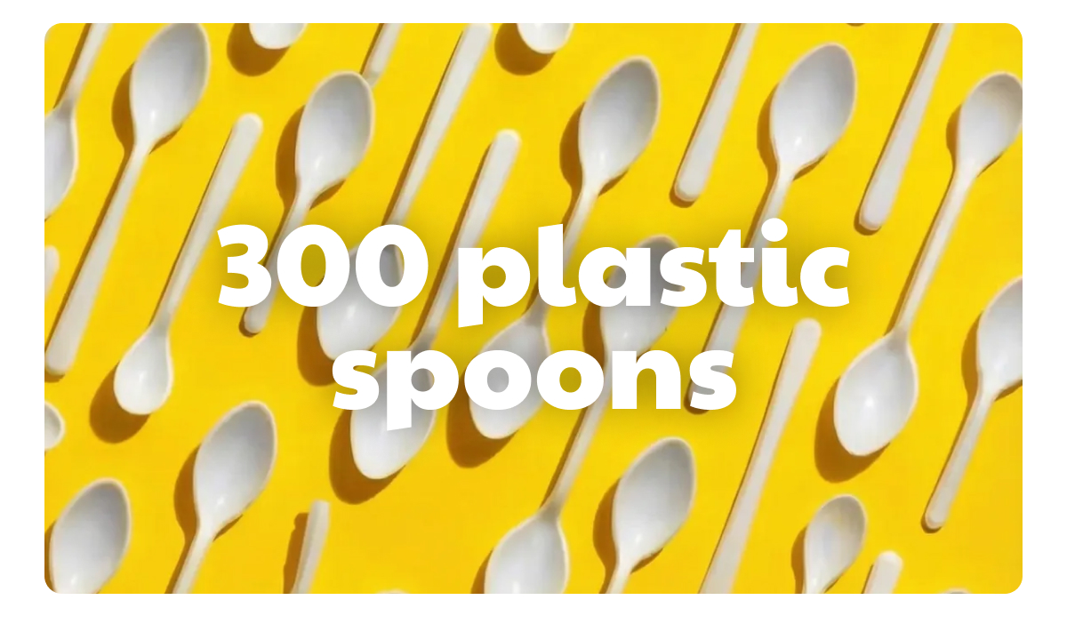 300 Plastic Spoons