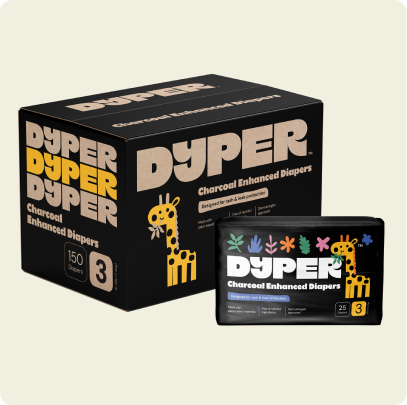 Charcoal Enhanced Diapers