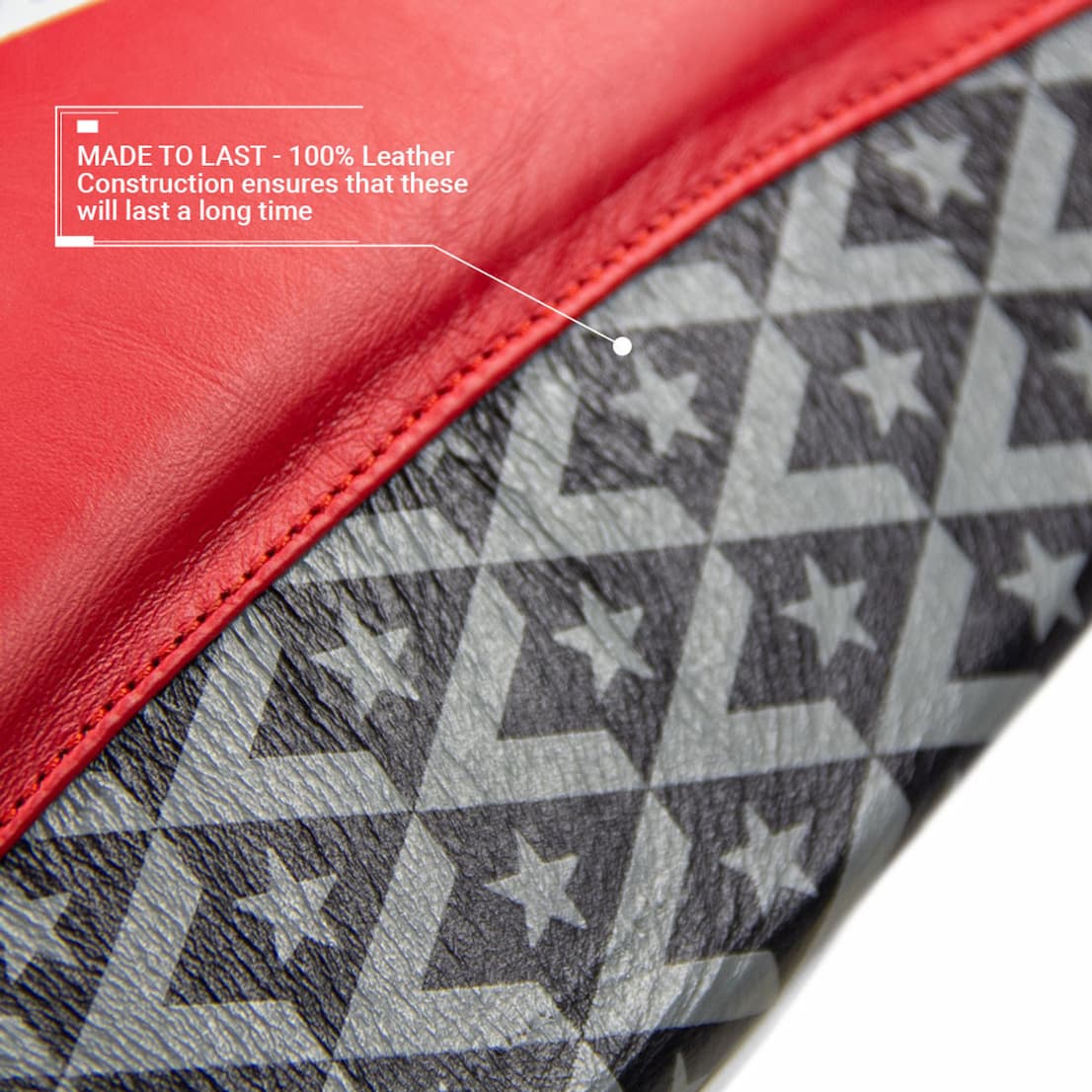 Made to Last. 100% leather construction ensures these will last a long time