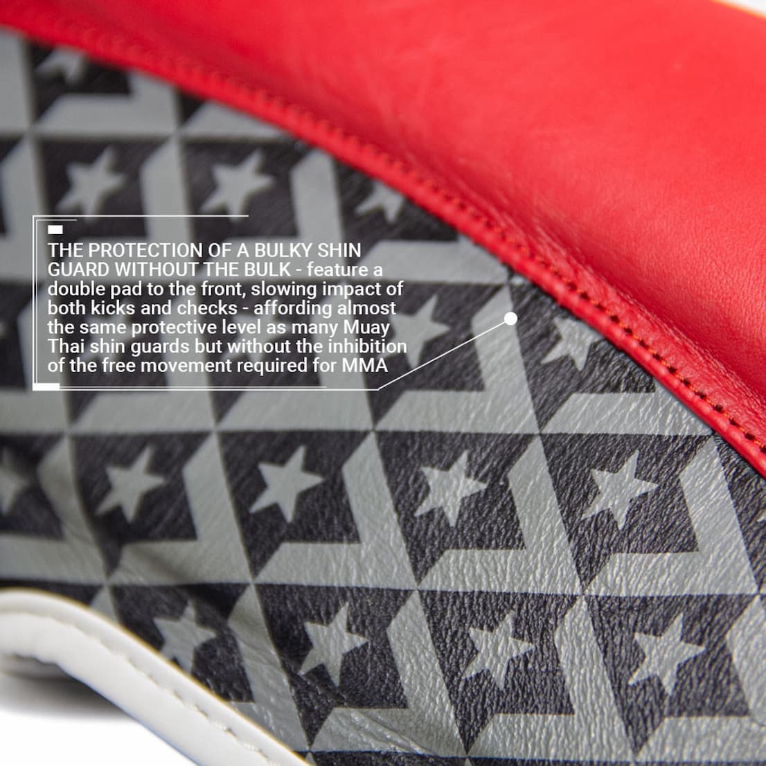 the protection of a bulky shin guard without the bulk.