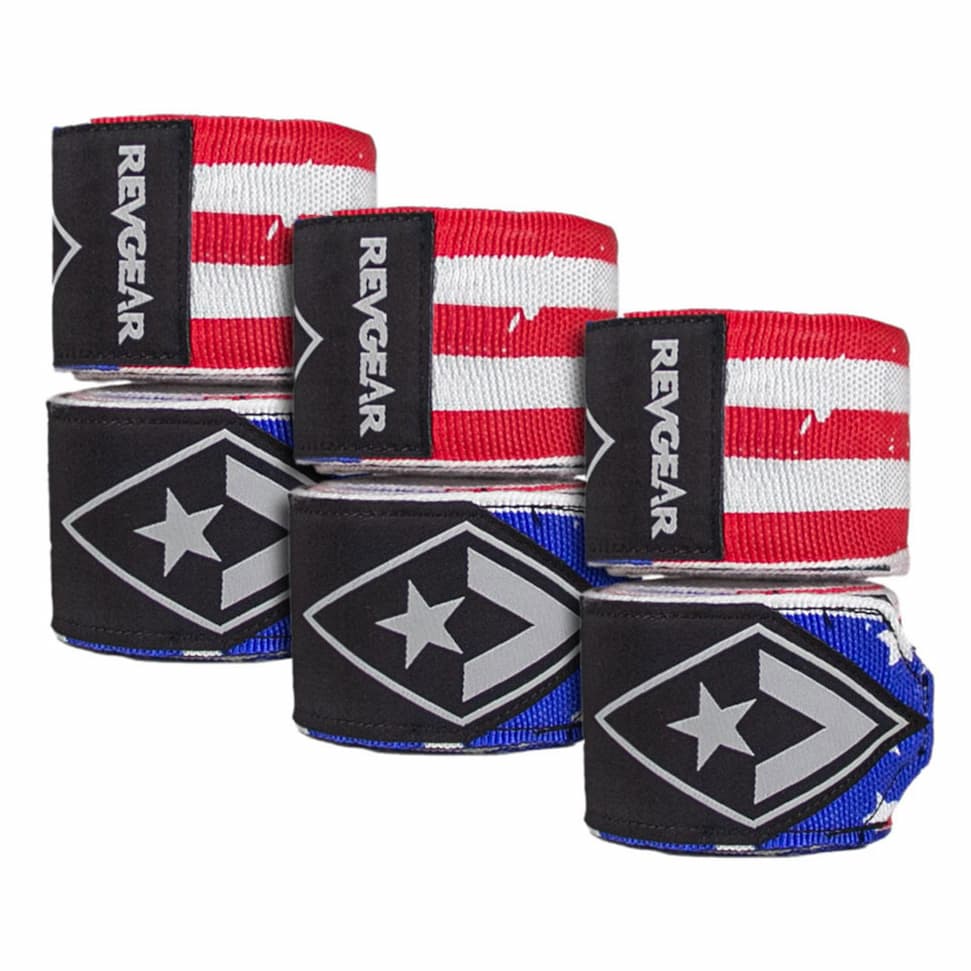 180" Hand Wraps 3-Pack Bundle with Free Wash Bag - USA 