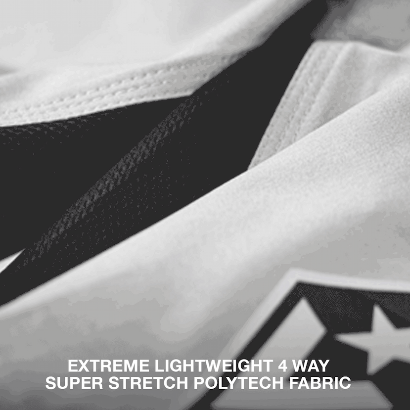 Extreme lightweight 4 way super stretch polytech fabric