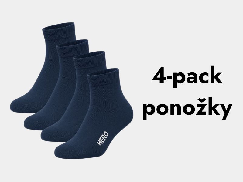 4-pack ponožky