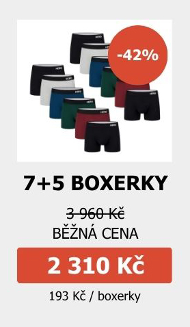 7+5 boxerky