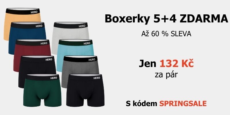 Boxerky 5+4 