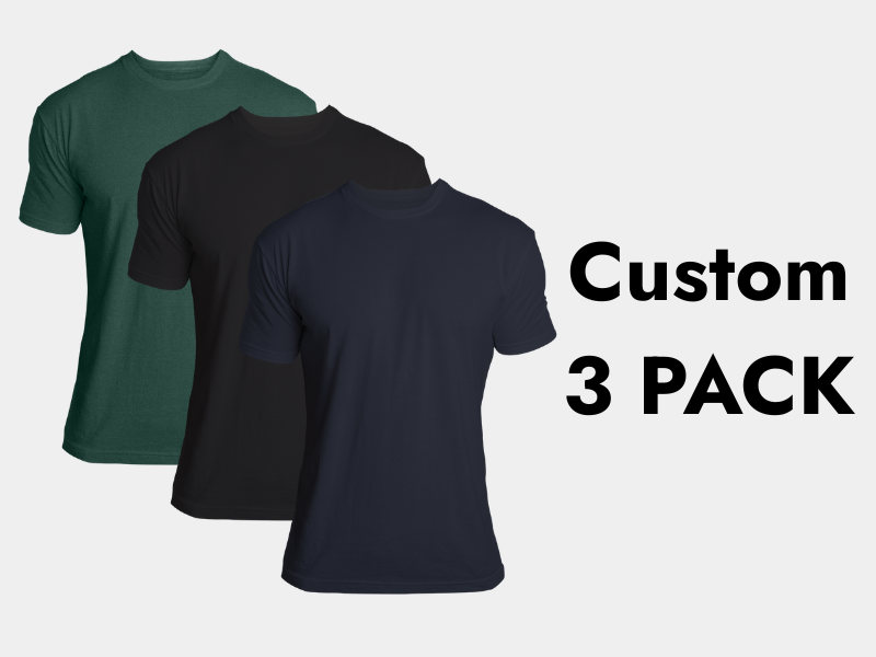 Custom 3-pack - Trička