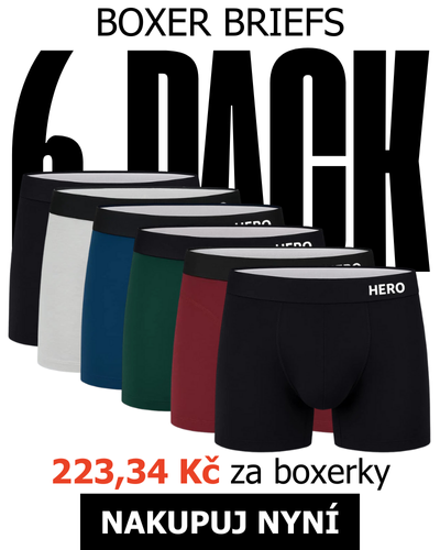 Custom 6-pack bokserky