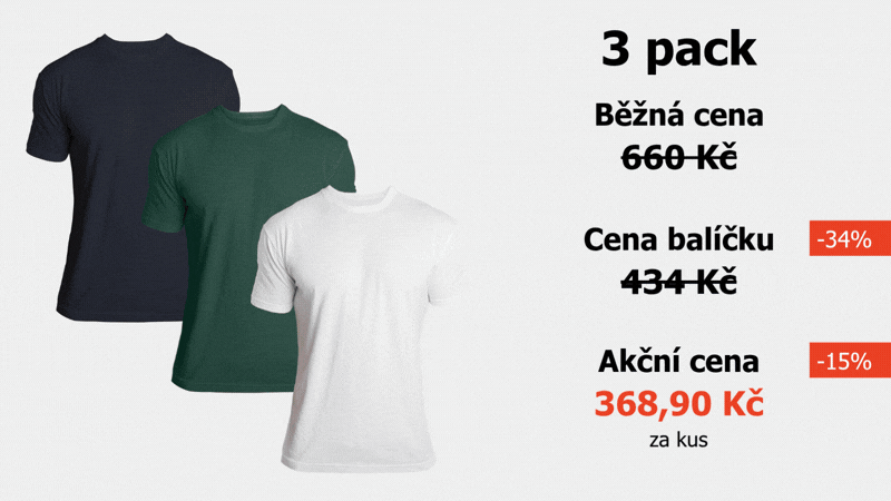 Baličky triček