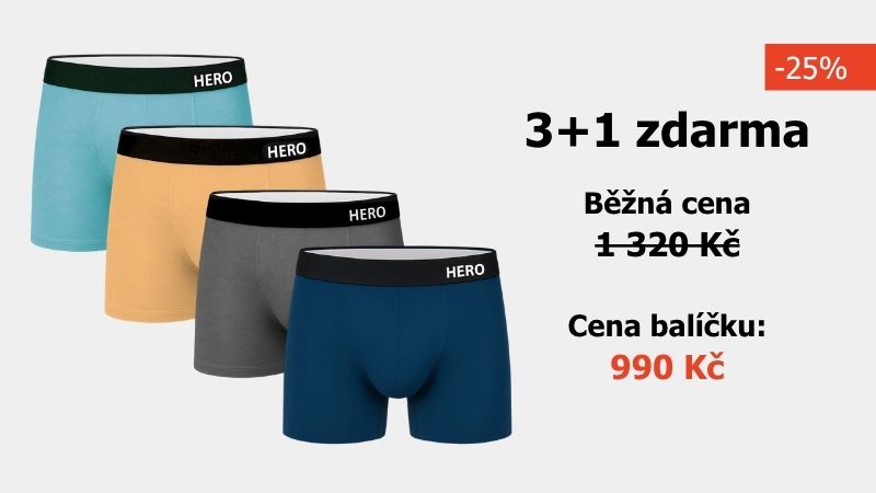 Boxerky 3+1