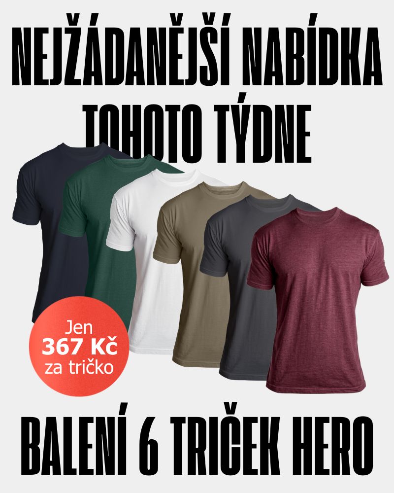 Baleni 6 triček hero
