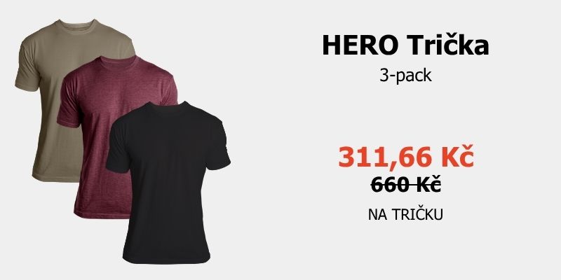 HERO trička 3-pack