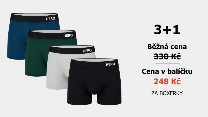 Boxerky 3+1