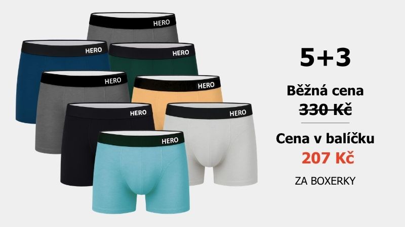 Boxerky 5+3