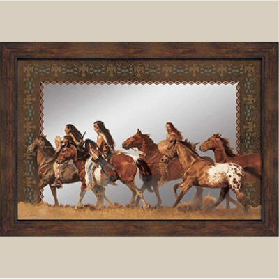 Return of the Stolen Ponies Decorative Mirror