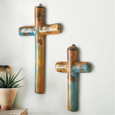Earthy Elegance Clay Wall Crosses
