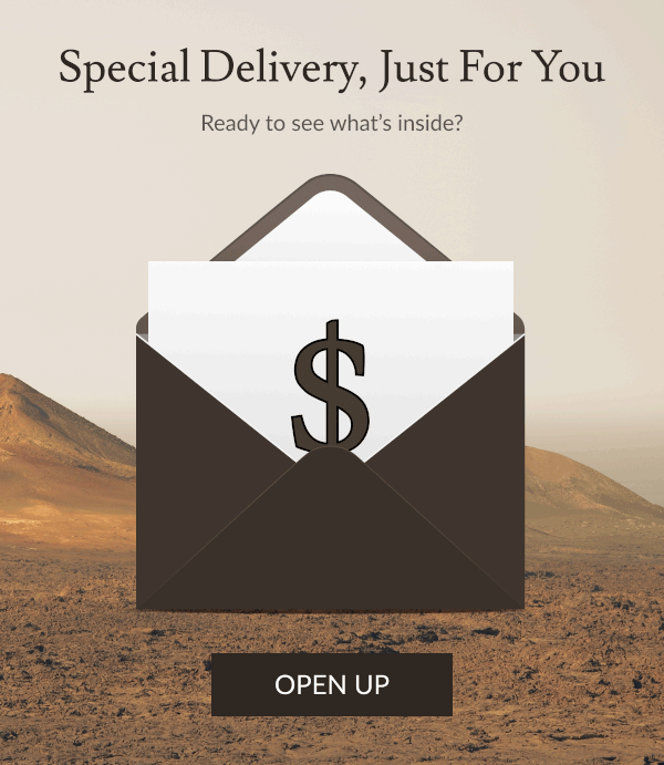 Special Delivery, Just For You | Open Up