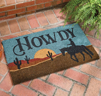 Howdy Horizon Coir Mat