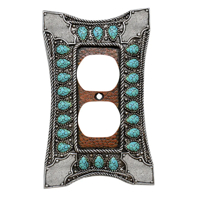 Tribal Turquoise Outlet Cover
