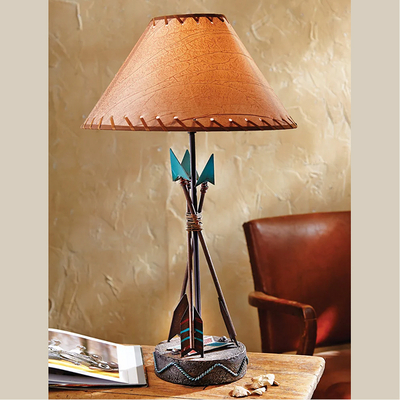 Southwest Arrow Table Lamp