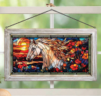 Stallion Spirit Stained Glass Art