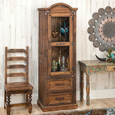 Santa Fe Scrolls Cabinet