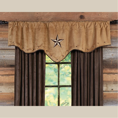 Starlight Trails Adobe Star Valance