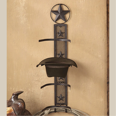 Lone Star Cowboy Hat Rack