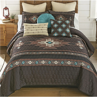 Navajo Pass Quilt Bed Set - Queen