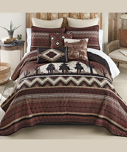 Cowboy Horizon Quilt Bedding Collection