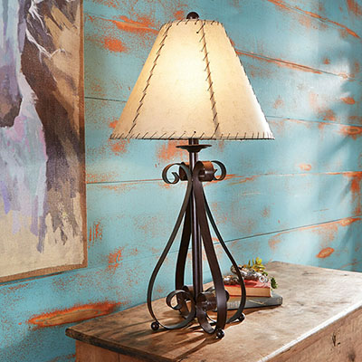 Prairie Scroll Table Lamp