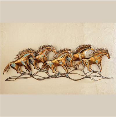 Spirits of the Mustang Metal Wall Art