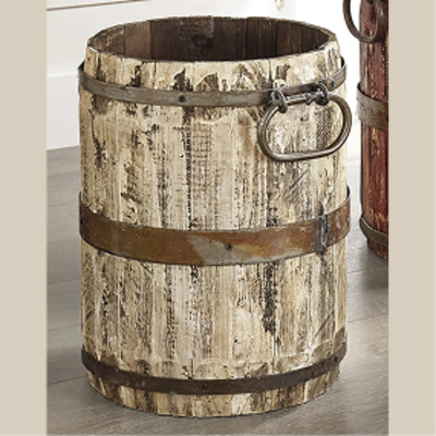 Santa Fe Antique White Bucket