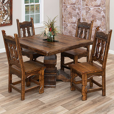 Whiskey Ridge Square Dining Table & Chairs