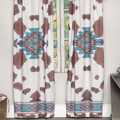 Aztec Cowhide Drapes 