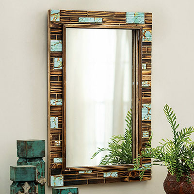 Turquoise Canyon Wall Mirror