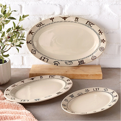 Branded Platter Set (3pcs)