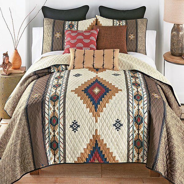 Las Cruces Canyon Quilt Bed Set - Queen
