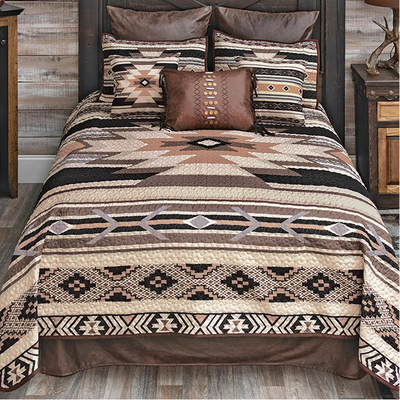 Sunset Crossing Quilt Bed Set - Queen