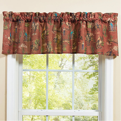 Cowboy Toile Valance