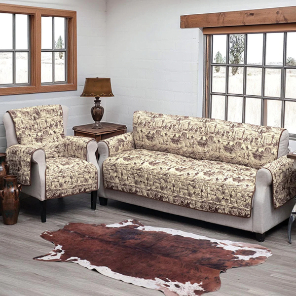 Ranch Hand Toile Furniture Covers