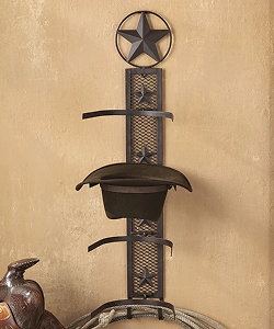 Lone Star Cowboy Hat Rack