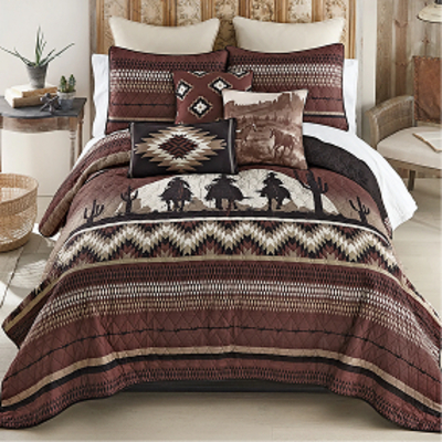 Cowboy Horizon Quilt Bedding Collection