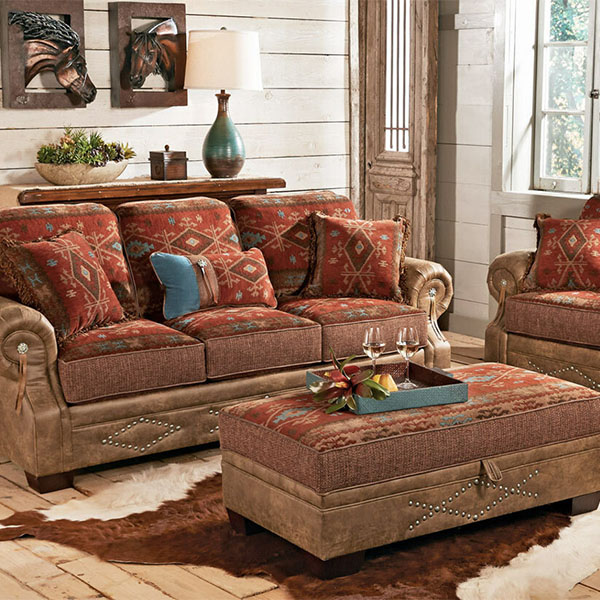 Ranchero Southwestern Sofa Collection