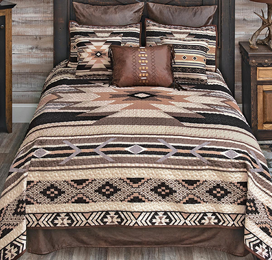 Sunset Crossing Quilt Bed Set - Queen