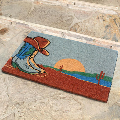 Sunset Boots Coir Mat